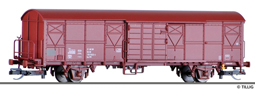 [Nákladní vozy] → [Kryté] → [2-osé Gbs] → 17173: krytý nákladní vůz červenohnědý s brzdařskou plošinou