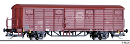 [Nákladní vozy] → [Kryté] → [2-osé Gbs] → 501776: krytý nákladní vůz červenohnědý „Expressgut“
