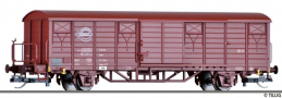 [Nákladní vozy] → [Kryté] → [2-osé Gbs] → 502131: krytý nákladní vůz červenohnědý „Expressgut“