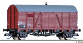 [Nákladní vozy] → [Kryté] → [2-osé Oppeln] → 95218: krytý nákladní vůz červenohnědý s šedou střechou