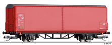 [Nákladní vozy] → [Kryté] → [2-osé s posuvnými bočnicemi] → 14846: nákladní vůz s posuvnými bočnicemi červený