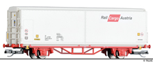 [Nkladn vozy] → [Kryt] → [2-os s posuvnmi bonicemi] → 14847: nkladn vz s posuvnmi bonicemi bl s logem „RailCargoAustria“