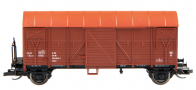 [Nákladní vozy] → [Kryté] → [2-osé Gms, Glms] → 0113034-1: krytý nákladní vůz červenohnědý s brzdařskou plošinou