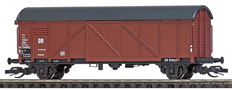 [Nákladní vozy] → [Kryté] → [2-osé ostatní] → 32100: krytý nákladní červenohnědý s tmavě šedou střechou, konstrukce „Leipzig“