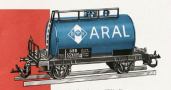 [Nkladn vozy] → [Cisternov] → [2-os Z52] → 4417: kotlov vz modr s logem „ARAL“