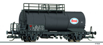 [Nákladní vozy] → [Cisternové] → [2-osé na těžké oleje] → 17400: černá „ESSO“