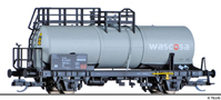 [Nákladní vozy] → [Cisternové] → [2-osé na těžké oleje] → 14976: kotlový vůz šedý „WASCOSA“