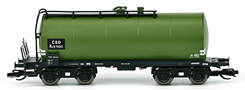 [Nákladní vozy] → [Cisternové] → [4-osé s lávkou Ra] → 51527: kotlový vůz zelený