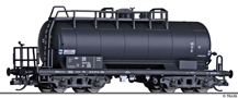 [Nákladní vozy] → [Cisternové] → [4-osé s lávkou Ra] → 18404: kotlový vůz černý s podélnou lávkou