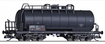 [Nákladní vozy] → [Cisternové] → [4-osé s lávkou Ra] → 502602: kotlový vůz černý „VEB Teerverarbeitungswerk Rositz“