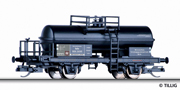 [Nákladní vozy] → [Cisternové] → [2-osé speciální] → 14980: černá s brzdařskou plošinou „WIFO Berlin“