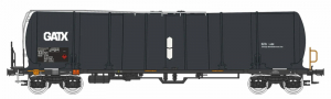 [Nákladní vozy] → [Cisternové] → [4-osé s lávkou Zacns 98] → 96200010: kotlový vůz černý s malým logem „VTG“