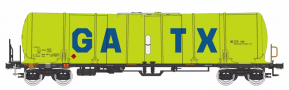 [Nkladn vozy] → [Cisternov] → [4-os s lvkou Zacns, Zacens] → 96200046: kotlov vz limetkov zelen s logem „GATX“