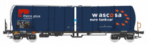 [N�kladn� vozy] &rarr;&nbsp;[Cisternov�]&nbsp;&rarr;&nbsp;[4-os� s l�vkou Zacns, Zacens]&nbsp;&rarr;&nbsp;96200089: kotlov� v�z tmav� modr� „Wascosa Euro tank car“ a „Petro Plus“