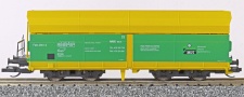 [Nákladní vozy] → [Samovýsypné] → [4-osé OOt (Wap)] → DD 64a TT: nákladní samovýsypný vůz žlutý-zelený „Mostecká uhelná společnost a.s.“