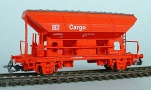 [Nákladní vozy] → [Samovýsypné] → [2-osé Fcs/Tds] → 4333-1: červený s šedým zastřešením ″DB Cargo″