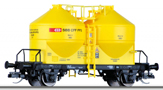 [Nákladní vozy] → [Samovýsypné] → [2-osé na cement Zkz] → 01765: nákladní samovýsypný vůz žlutý