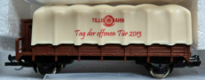 [Nákladní vozy] → [Nízkostěnné] → [2-osé s plachtou] → 501224: nízkostěnný nákladní vůz s plachtou „Tag der offenen Tür 2013“