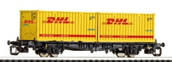 [Nkladn vozy] → [Nzkostnn] → [2-os kontejnerov Lbgjs 598] → 37507: ern Lgjs se dvma lutmi kontejnery 20′ „DHL“