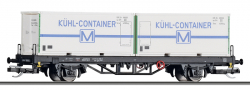 [Nkladn vozy] → [Nzkostnn] → [2-os kontejnerov Lgs 579] → 502704 : nkladn ploinov vz loen dvma kontejnery 20′ „KHL-CONTAINER“