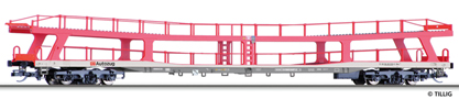 [Nákladní vozy] → [Speciální] → [Na přepravu aut] → 15052 E: červený s šedým rámem „DB Autozug“