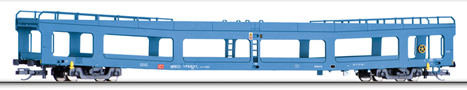 [Nákladní vozy] → [Speciální] → [Na přepravu aut] → 01788: nákladní vůz na přepravu aut modrý