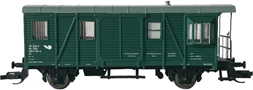 [Nákladní vozy] → [Speciální] → [2-osé služební Ds] → M1802.1: služební vůz zelený s šedou střechou