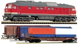 [Soupravy] → [S lokomotivou] → 01201: set dieselové lokomotivy BR 132 a tří nákladních vozů