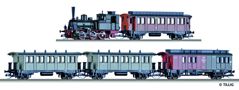 [Soupravy] → [S lokomotivou] → 01720: set parní lokomotivy T3 a čtyř osobních vozů