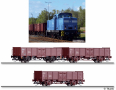 [Soupravy] → [S lokomotivou] → 01091: set dieselov lokomotivy a t otevench nkladnch voz