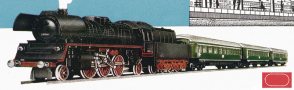 [Soupravy] → [S lokomotivou] → 545/12: set parní lokomotivy BR 23 a tří rychlíkových vozů