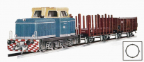 [Soupravy] → [S lokomotivou] → 545/15: set dieselové lokomotivy T334 a dvou nákladních vozů