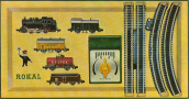 [Soupravy] → [S lokomotivou] → 01111: set parn lokomotivy BR 80, sluebnho vozu a t nkladnch voz