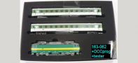 [Soupravy] → [S lokomotivou] → SET-163-062: set elektrick lokomotivy a dvou rychlkovch voz Bt