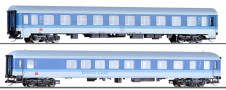 [Soupravy] &rarr;&nbsp;[Osobn�]&nbsp;&rarr;&nbsp;502728: set dvou rychl�kov�ch voz� v barevn�m schematu „InterRegio“