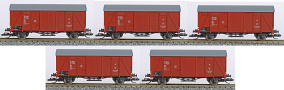 [Soupravy] → [Nákladní] → S301: set pěti krytých nákladních vozů
