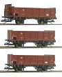 [Soupravy] → [Nákladní] → 501015: set tří otevřených vozů Wismut II