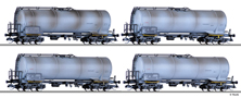 [Soupravy] → [Nákladní] → 501611: set 12 patinovaných cisteren „Leichtölkesselwagen“