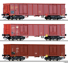 [Soupravy] → [Nákladní] → 501672: set tří otevřených vysokostěnných vozů s nákladem uhlí