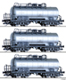 [Soupravy] → [Nákladní] → 01793: set tří kotlových vozů „VEB Teerverarbeitung Rositz“