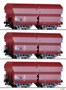 [Soupravy] → [Nákladní] → 01790 E: set tří samovýsypných vozů „Braunkohlezug 3“