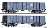[Soupravy] → [Nákladní] → 01797: set dvou nákladních otevřených vozů