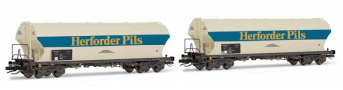 [Soupravy] → [Nkladn] → HN9749: set dvou nkladnch samovsypnch voz na pepravu obil „Herforder Pils”