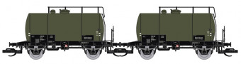 [Soupravy] &rarr;&nbsp;[N�kladn�]&nbsp;&rarr;&nbsp;120280: set dvou kotlov�ch voz� v vojensk�m zelen�m zbarven�