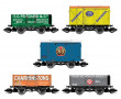 [Soupravy] &rarr;&nbsp;[Ostatn� - ostrovn�]&nbsp;&rarr;&nbsp;TTR58880: set p�ti n�kladn�ch voz�