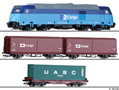 [Program „Start“] → [Soupravy] → 01449: set dieselové lokomotivy a tří nákladních vozů