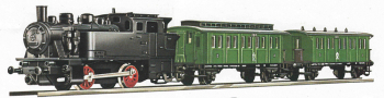 [Program „Start“] → [Soupravy] → 1190: set parn lokomotivy a dvou osobnch voz pruskho typu „Old timer“
