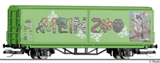 [Program „Start“] → [Nákladní vozy] → 14853: krytý nákladní vůz s posuvnými stěnami a s reklamním potiskem „Mein Zoo”