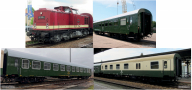 [Tillig novinky 2026] &rarr;&nbsp;[Tillig novinky 2026]&nbsp;&rarr;&nbsp;01121: Reisezugwagenset �Museumszug der OSEF e.V.�, bestehend aus einer Diesellokomotive BR 112, einem Reis