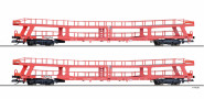 [Podzimn� novinky Tillig] &rarr;&nbsp;[Podzimn� novinky Tillig]&nbsp;&rarr;&nbsp;01136: G�terwagenset der DB AG, bestehend aus zwei Autotransportwagen DDm 915, Ep. V